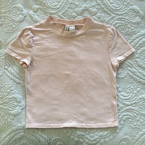 Pink Crop Top, H&M, Size M